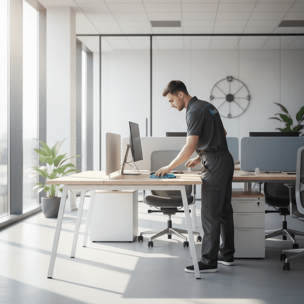Commercial office cleaning service