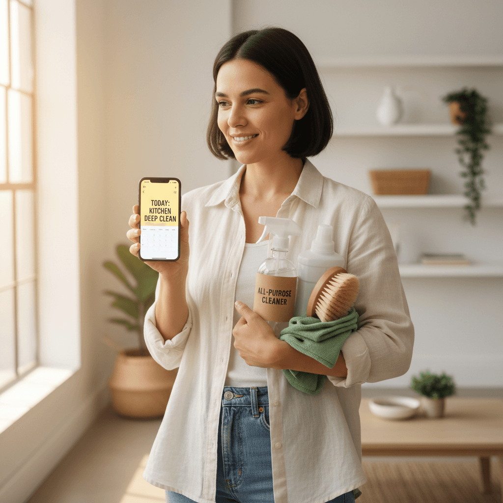 Flexible cleaning schedule booking